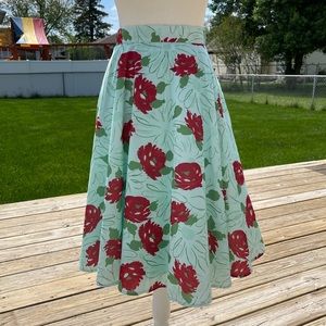 SOLD - ModCloth A-line Midi Skirt - L